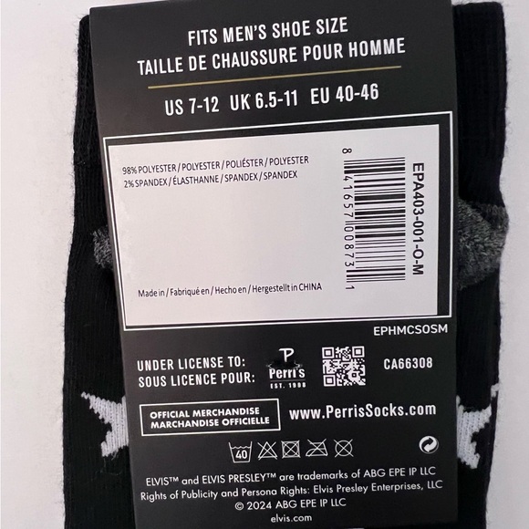 Elvis Presley Low Cut men’s socks TCB NWT - Picture 4 of 4